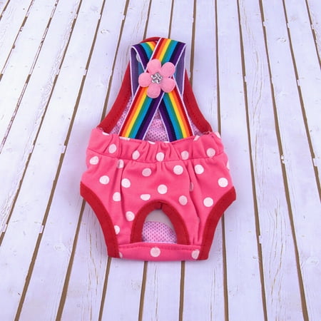PEONAVET Dog Diapers Pet Supplies Rainbow Dog Physiological Pants Cotton Breathable Pet Underwear
PEONAVET Dog Diapers Pet Supplies Rainbow Dog Physiological Pants Cotton Breathable Pet Underwear
