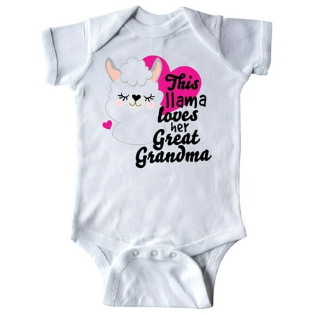 Inktastic Valentines Day This Llama Loves Her Great Grandma Gift Baby Girl Bodysuit
Inktastic Valentines Day This Llama Loves Her Great Grandma Gift Baby Girl Bodysuit