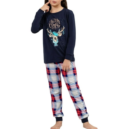 Vera Natura Family Matching Christmas Pajamas Cartoon Elk Head Print Long-Sleeved Tops + Elastic Waist Plaid Pattern Trousers
Vera Natura Family Matching Christmas Pajamas Cartoon Elk Head Print Long-Sleeved Tops + Elastic Waist Plaid Pattern Trousers