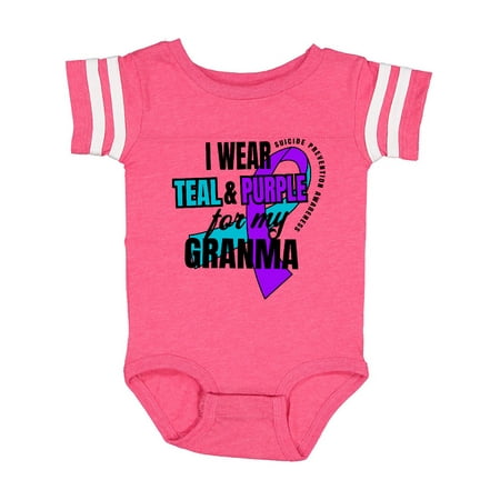 Inktastic Suicide Prevention I Wear Teal and Purple for My Granma Gift Baby Boy or Baby Girl Bodysuit
Inktastic Suicide Prevention I Wear Teal and Purple for My Granma Gift Baby Boy or Baby Girl Bodysuit