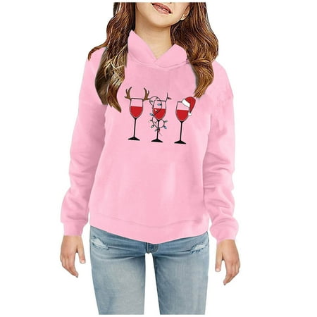 Geire Children Christmas Plus Velvet Hooded Sweatshirt Stylish Printed Long Sleeve Crew Collar Top Loose Pullover Sweatershirts for Boys & Girls
Geire Children Christmas Plus Velvet Hooded Sweatshirt Stylish Printed Long Sleeve Crew Collar Top Loose Pullover Sweatershirts for Boys & Girls
