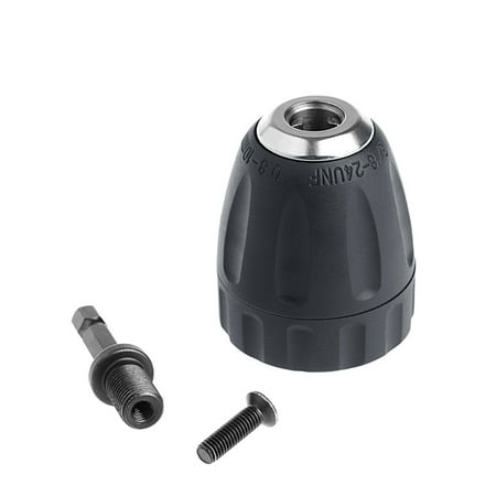 ✪ 0.8-10mm Keyless Drill Chuck Converter 3/8 24UNF + 1/4 Hex Shank SDS Adaptor
✪ 0.8-10mm Keyless Drill Chuck Converter 3/8 24UNF + 1/4 Hex Shank SDS Adaptor