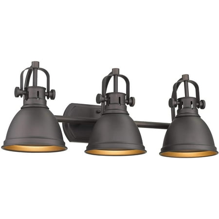 MANXING 3-Light Vanity Light Fixture Oil Rubbed Bronze Finish with Metal Shade 4054 ORB
MANXING 3-Light Vanity Light Fixture Oil Rubbed Bronze Finish with Metal Shade 4054 ORB