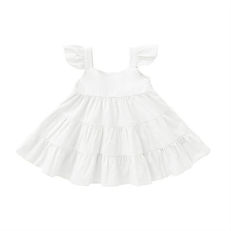Little Girls Dresses Toddler Kids Baby Ruffle Solid Linen Elegant Princess Party Dress Clothes
Little Girls Dresses Toddler Kids Baby Ruffle Solid Linen Elegant Princess Party Dress Clothes