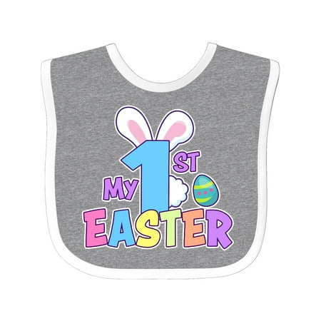 Inktastic My 1st Easter One with Bunny Ears and Tail Gift Baby Boy or Baby Girl Bib
Inktastic My 1st Easter One with Bunny Ears and Tail Gift Baby Boy or Baby Girl Bib