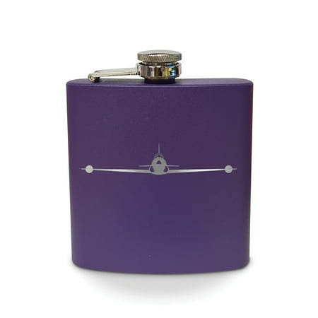T-33 Shooting Star Flask 6 oz - Laser Engraved - Stainless Steel - Drinkware - Bachelor Bachelorette Party - Bridal Shower Gifts - Camping - Pocket Hip - t33 t-bird jet trainer - Purple 
T-33 Shooting Star Flask 6 oz - Laser Engraved - Stainless Steel - Drinkware - Bachelor Bachelorette Party - Bridal Shower Gifts - Camping - Pocket Hip - t33 t-bird jet trainer - Purple