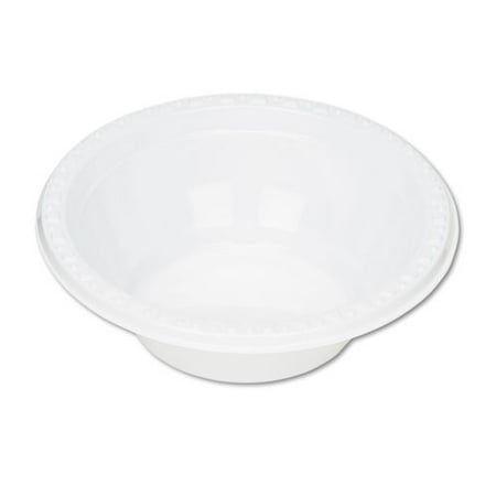 Plastic Dinnerware Bowls 5 Oz White 125/pack | Bundle of 10 Packs