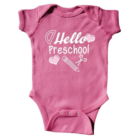 Inktastic Hello Preschool with Hearts and School Supplies Gift Baby Boy or Baby Girl Bodysuit
Inktastic Hello Preschool with Hearts and School Supplies Gift Baby Boy or Baby Girl Bodysuit