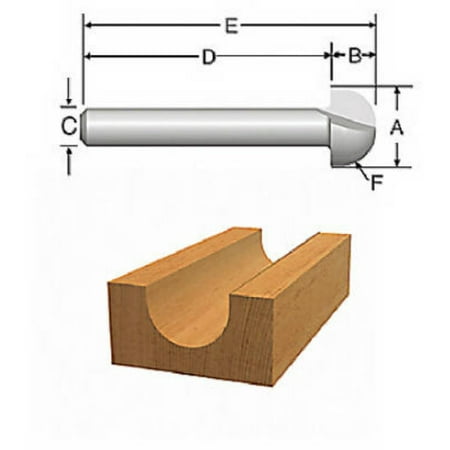 Vermont American 23123 Carbide Tipped Silver Series Corebox Router Bit 1/2 OD
Vermont American 23123 Carbide Tipped Silver Series Corebox Router Bit 1/2 OD