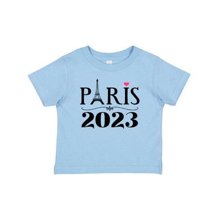 Inktastic Paris 2023 Vacation Travel Gift Baby Girl T-Shirt