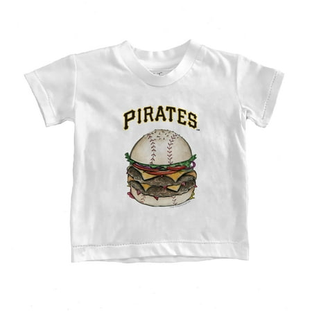 

Infant Tiny Turnip White Pittsburgh Pirates Burger T-Shirt