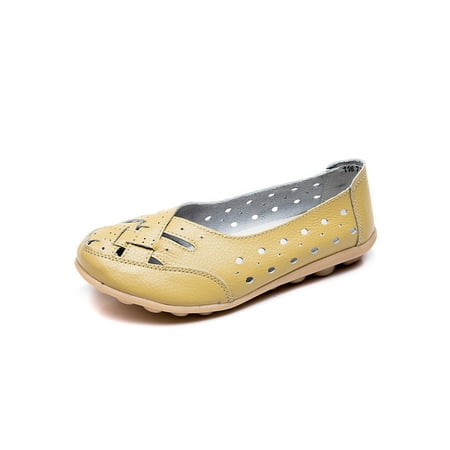Zodanni Womens Loafers Slip On Casual Shoes Non-Slip Leather Flats Work Driving Shoe Walking Breathable Comfort Apple Green 10
Zodanni Womens Loafers Slip On Casual Shoes Non-Slip Leather Flats Work Driving Shoe Walking Breathable Comfort Apple Green 10