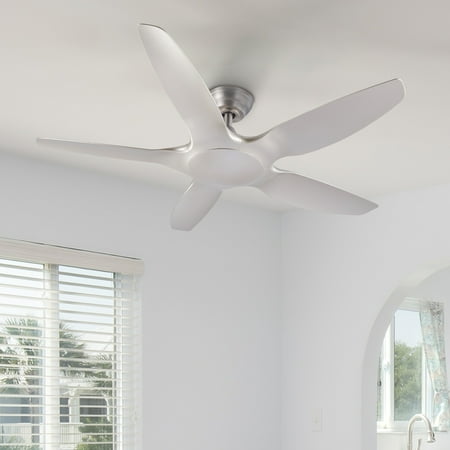 Bestco 48 5-Blade Ceiling Fan with Remote Control Timer and Reversible 5 Speed 35W Copper Motor Brushed Nickel
Bestco 48 5-Blade Ceiling Fan with Remote Control Timer and Reversible 5 Speed 35W Copper Motor Brushed Nickel