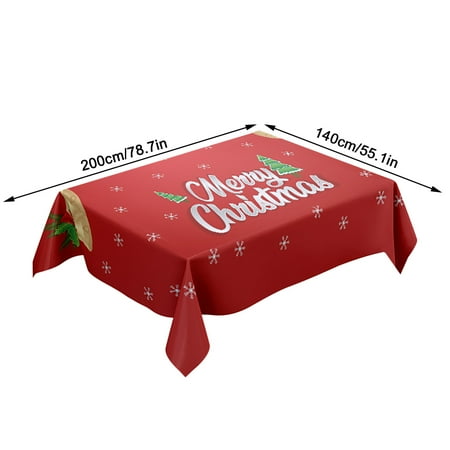 Jmntiy Christmas Tablecloth Cotton And Linen Dust-proof Antifouling Christmas Tablecloth Used For Harvesting Holidays Autumn And Christmas Dinner Clearance
Jmntiy Christmas Tablecloth Cotton And Linen Dust-proof Antifouling Christmas Tablecloth Used For Harvesting Holidays Autumn And Christmas Dinner Clearance