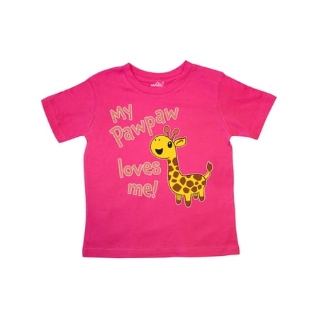 Inktastic My Pawpaw Loves me- cute giraffe Gift Toddler Boy or Toddler Girl T-Shirt
Inktastic My Pawpaw Loves me- cute giraffe Gift Toddler Boy or Toddler Girl T-Shirt