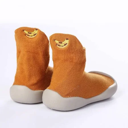 GEDER-S Toddler Baby Sock Shoes Non-slip Floor Socks With Fruit Print