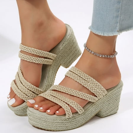 PEASKJP Women s Square Open Toe Slide Sandals Cute Slip on Non Slip Strap Slides Flat Sandals for Summer Thong Strappy Summer Shoes Khaki 8
PEASKJP Women s Square Open Toe Slide Sandals Cute Slip on Non Slip Strap Slides Flat Sandals for Summer Thong Strappy Summer Shoes Khaki 8