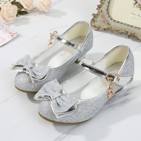 Aayomet Girls Sandals Princess Shoes Fish Mouth Open Toe Flower Shoes Hollow Flower Shoes Adjustable Size Sandals for Kids Silver 34
Aayomet Girls Sandals Princess Shoes Fish Mouth Open Toe Flower Shoes Hollow Flower Shoes Adjustable Size Sandals for Kids Silver 34