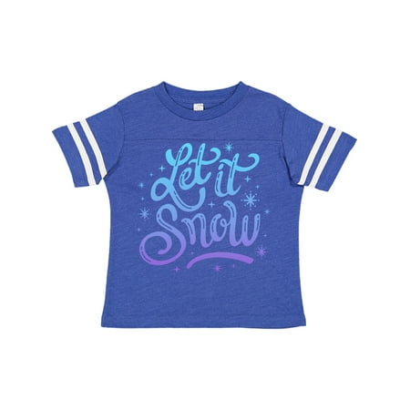 Inktastic Winter Let It Snow Lettering in Blue with Snowflakes Gift Toddler Boy or Toddler Girl T-Shirt
Inktastic Winter Let It Snow Lettering in Blue with Snowflakes Gift Toddler Boy or Toddler Girl T-Shirt