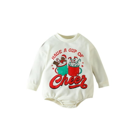 Ma&Baby Baby Boys Girls Christmas Jumpsuit Cartoon Pattern Letter Print Long Sleeve Round Neck Romper
Ma&Baby Baby Boys Girls Christmas Jumpsuit Cartoon Pattern Letter Print Long Sleeve Round Neck Romper