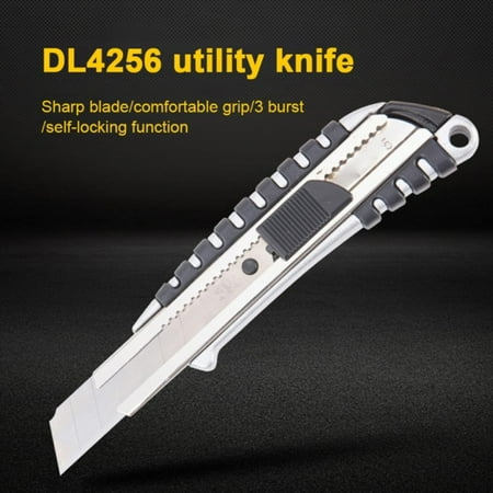 Retractable - Multi-Position Blade Locking - with Storage in Non-Slip Handle Ergonomic Easy Comfort Grip Design Great for Weak Hands
Retractable - Multi-Position Blade Locking - with Storage in Non-Slip Handle Ergonomic Easy Comfort Grip Design Great for Weak Hands