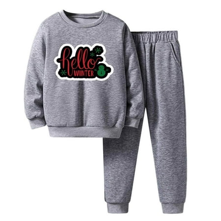 Christmas Outfit For Toddler Boys Long Sleeve Cartoon Prints Crewneck Sweatshirts Tops Solid Pants 2PCS Outfits Casual Clothes Set For Kids
Christmas Outfit For Toddler Boys Long Sleeve Cartoon Prints Crewneck Sweatshirts Tops Solid Pants 2PCS Outfits Casual Clothes Set For Kids