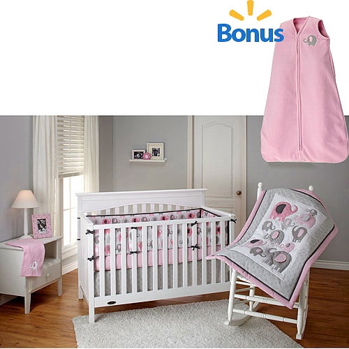 elephant crib bedding walmart