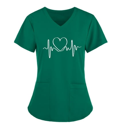 Women Scrub_Top Working Uniform Blouse Short Sleeve V-Neck Workwear T-Shirt with Pocket Comfy Tops XXXL
Women Scrub_Top Working Uniform Blouse Short Sleeve V-Neck Workwear T-Shirt with Pocket Comfy Tops XXXL