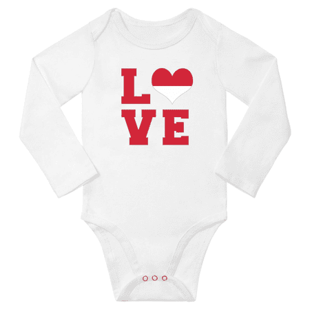 Love Monaco Heart Flag Baby Long Slevve Rompers Clothes Outfits (White 3-6 Months)
Love Monaco Heart Flag Baby Long Slevve Rompers Clothes Outfits (White 3-6 Months)