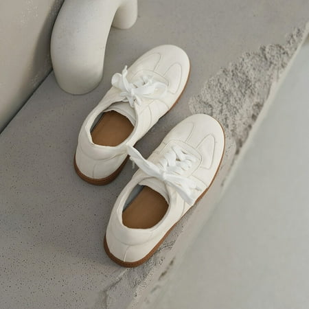 Washed Horse Pidder Shoes Women‘s Casual White Shoes Autumn and Winter New Full Round Head Heel Lace-up Shoes for Women
Washed Horse Pidder Shoes Women‘s Casual White Shoes Autumn and Winter New Full Round Head Heel Lace-up Shoes for Women