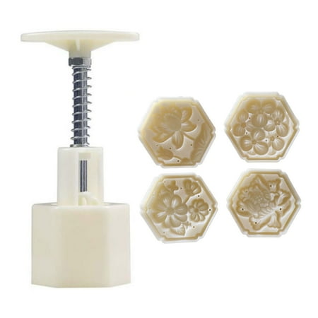 50g Plastic Material Mooncake Mold Flower Shape Stamps Moon Cakes Moulds for Mid-Autumn Festival DIY Baking Mooncake Use
50g Plastic Material Mooncake Mold Flower Shape Stamps Moon Cakes Moulds for Mid-Autumn Festival DIY Baking Mooncake Use