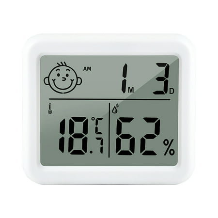 For Indoor Battery Powered Time Room Thermometer Humidity Meter Digital Display
For Indoor Battery Powered Time Room Thermometer Humidity Meter Digital Display