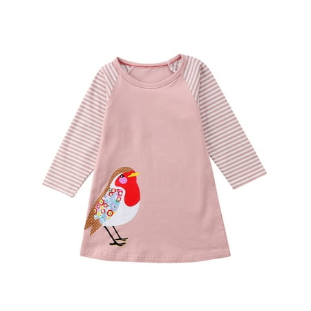 Gwiyeopda Kids Baby Girls Casual Dress Long Sleeve Bird Print Princess Lovely Shirt Dress
Gwiyeopda Kids Baby Girls Casual Dress Long Sleeve Bird Print Princess Lovely Shirt Dress