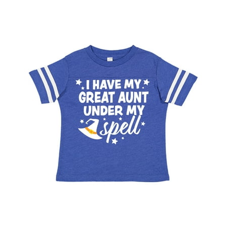 Inktastic I Have My Great Aunt Under My Spell with Cute Witch Hat Gift Toddler Boy or Toddler Girl T-Shirt
Inktastic I Have My Great Aunt Under My Spell with Cute Witch Hat Gift Toddler Boy or Toddler Girl T-Shirt