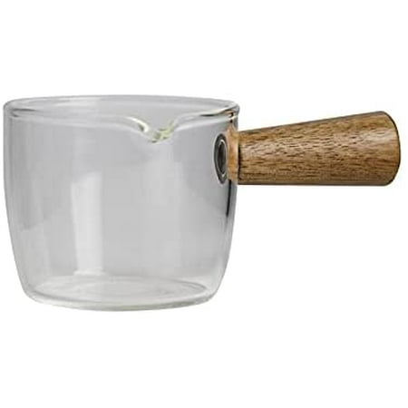 Single Spout Espresso Coffee Shot Glass with Wood Handle Measuring Cup Triple Pitcher Milk Cup Coffee Replacement Carafe for Coffee Carafe Milk Espresso Making
Single Spout Espresso Coffee Shot Glass with Wood Handle Measuring Cup Triple Pitcher Milk Cup Coffee Replacement Carafe for Coffee Carafe Milk Espresso Making