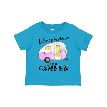 Inktastic Life is Better in a Camper Pink and Yellow Gift Toddler Boy or Toddler Girl T-Shirt
Inktastic Life is Better in a Camper Pink and Yellow Gift Toddler Boy or Toddler Girl T-Shirt