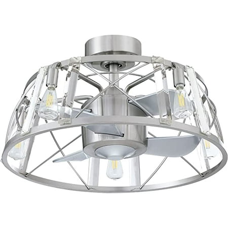 Parrot Uncle Ceiling Fan with Lights and Remote 23 inch Chandelier Ceiling Fan with Light Semi Flush Mount Ceiling Fan Silver
Parrot Uncle Ceiling Fan with Lights and Remote 23 inch Chandelier Ceiling Fan with Light Semi Flush Mount Ceiling Fan Silver
