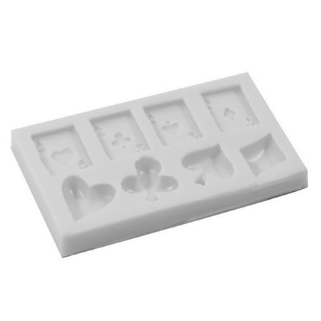 Candy Molds Jelly Mold Chocolate Mould Poker Playing Shape Gift for Baking Lover