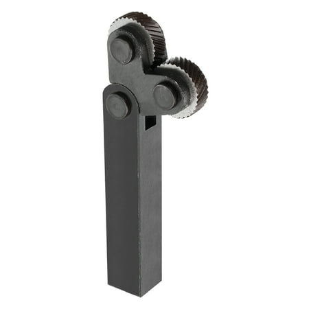 Uxcell 2.0mm Pitch Diagonal Dual Knurling Wheel Diamond Knurling Tools Set