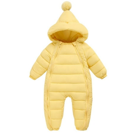0-24M Baby Infant Winter Snowsuit Coat Romper Hooded Double Zipper Warm Jumpsuit for Boys Girls
0-24M Baby Infant Winter Snowsuit Coat Romper Hooded Double Zipper Warm Jumpsuit for Boys Girls