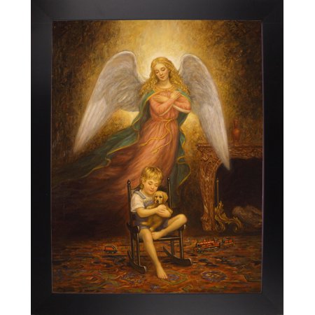 Pals-EDGJER10848 Print 38.75"x30" by Edgar Jerins in a Affordable Black Large