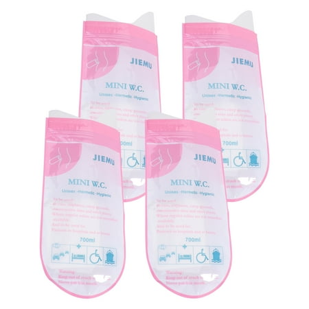 4Pcs Portable Urine Bag Car Disposable Emergency Urinal Bag Outdoor Camping Urinal Container Pink
4Pcs Portable Urine Bag Car Disposable Emergency Urinal Bag Outdoor Camping Urinal Container Pink