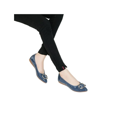 Avamo Women s Loafers Comfort Flat Shoes Non-slip Flats Ladies Shoe Women Soft Sole Slip On Loafer Blue 8
Avamo Women s Loafers Comfort Flat Shoes Non-slip Flats Ladies Shoe Women Soft Sole Slip On Loafer Blue 8