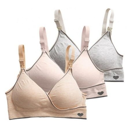 Xmarks Seamless Nursing Bra for Women - Sleeping Comfort Smooth Breastfeeding Maternity Bralette Wireless Pregnancy Bra(3-Packs)
Xmarks Seamless Nursing Bra for Women - Sleeping Comfort Smooth Breastfeeding Maternity Bralette Wireless Pregnancy Bra(3-Packs)