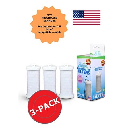 Zuma Filters™ Brand Refrigerator Water and Ice Filter compatible with Frigidaire® 218994101 (3 Pack) OPFF-RF300
Zuma Filters™ Brand Refrigerator Water and Ice Filter compatible with Frigidaire® 218994101 (3 Pack) OPFF-RF300