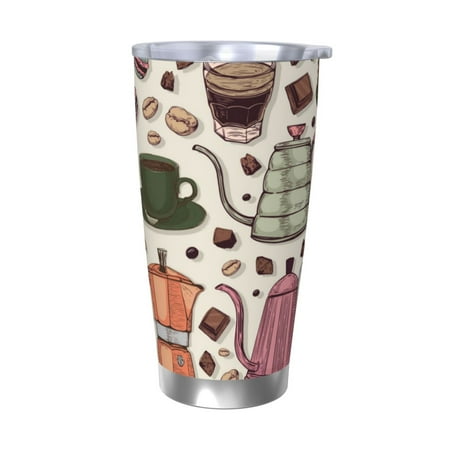Matuu Vintage Coffee for 20oz Durable Thermal Cups Keep Drinks Cold and Hot Insulated Car Mug with Lid-Without Straw
Matuu Vintage Coffee for 20oz Durable Thermal Cups Keep Drinks Cold and Hot Insulated Car Mug with Lid-Without Straw