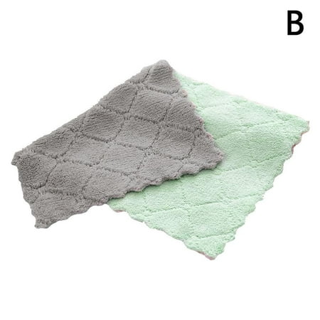 28*16cm Super Absorbent Microfiber Kitchen Dish Cloth Household Cleaning Towel Y4V0
28*16cm Super Absorbent Microfiber Kitchen Dish Cloth Household Cleaning Towel Y4V0