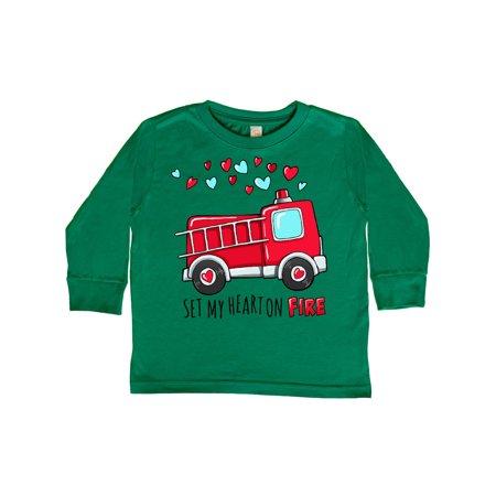 Inktastic Set My Heart on Fire Valentine Fire Truck with Hearts Gift Toddler Boy or Toddler Girl Long Sleeve T-Shirt
Inktastic Set My Heart on Fire Valentine Fire Truck with Hearts Gift Toddler Boy or Toddler Girl Long Sleeve T-Shirt