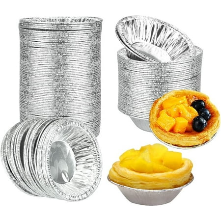 250 Pieces Disposable Foil Tart Pan Egg Tart Pan Aluminum Foil Tart Pan Non-Stick Mini Tart Pan for Baking Cupcakes Puddings Jelly Cakes
250 Pieces Disposable Foil Tart Pan Egg Tart Pan Aluminum Foil Tart Pan Non-Stick Mini Tart Pan for Baking Cupcakes Puddings Jelly Cakes