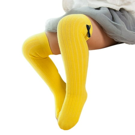 Hazel Tech---1Pair Baby Newborn High Lace Long Sock Cute Bowknot